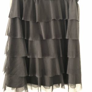 NWT Calvin Klein tiered ruffle tulle ballerina skirt